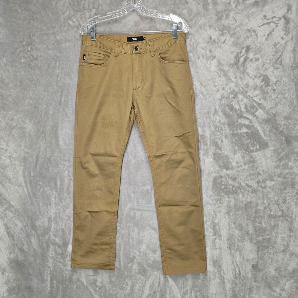 Vans AVE Anthony Van Engelen Chino Pants Brown Tan 30 Reg Skater Workwear Street